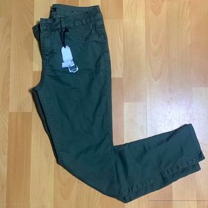 Net straight leg jeans